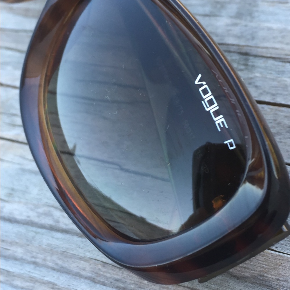 Vogue Polarized Brown Translucent Sunglasses - image 8